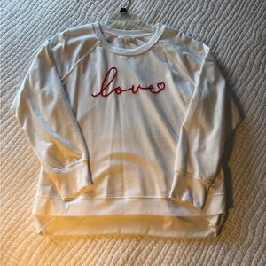 Workshop Republic Clothing White Sweatshirt